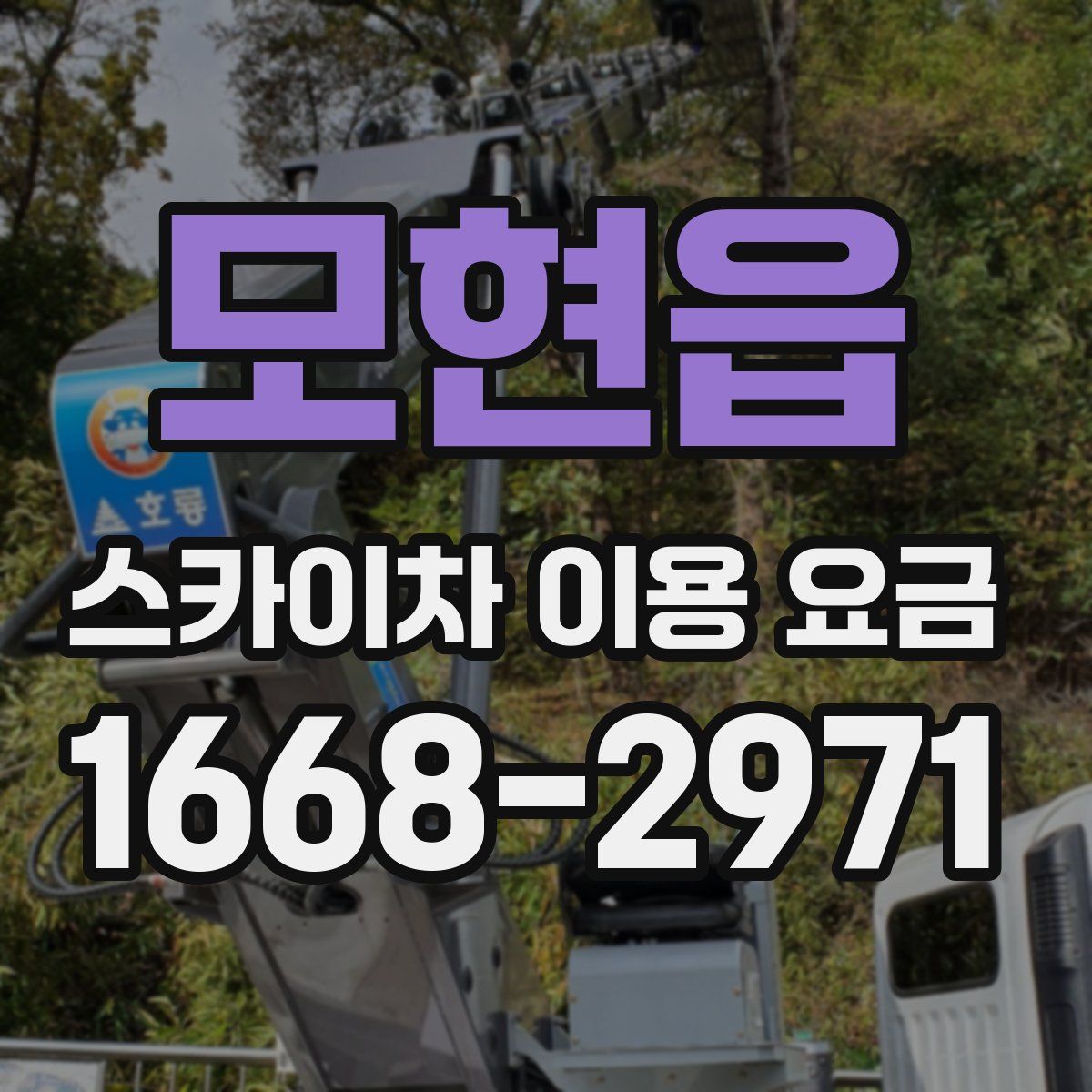 모현읍 스카이차 이용 요금