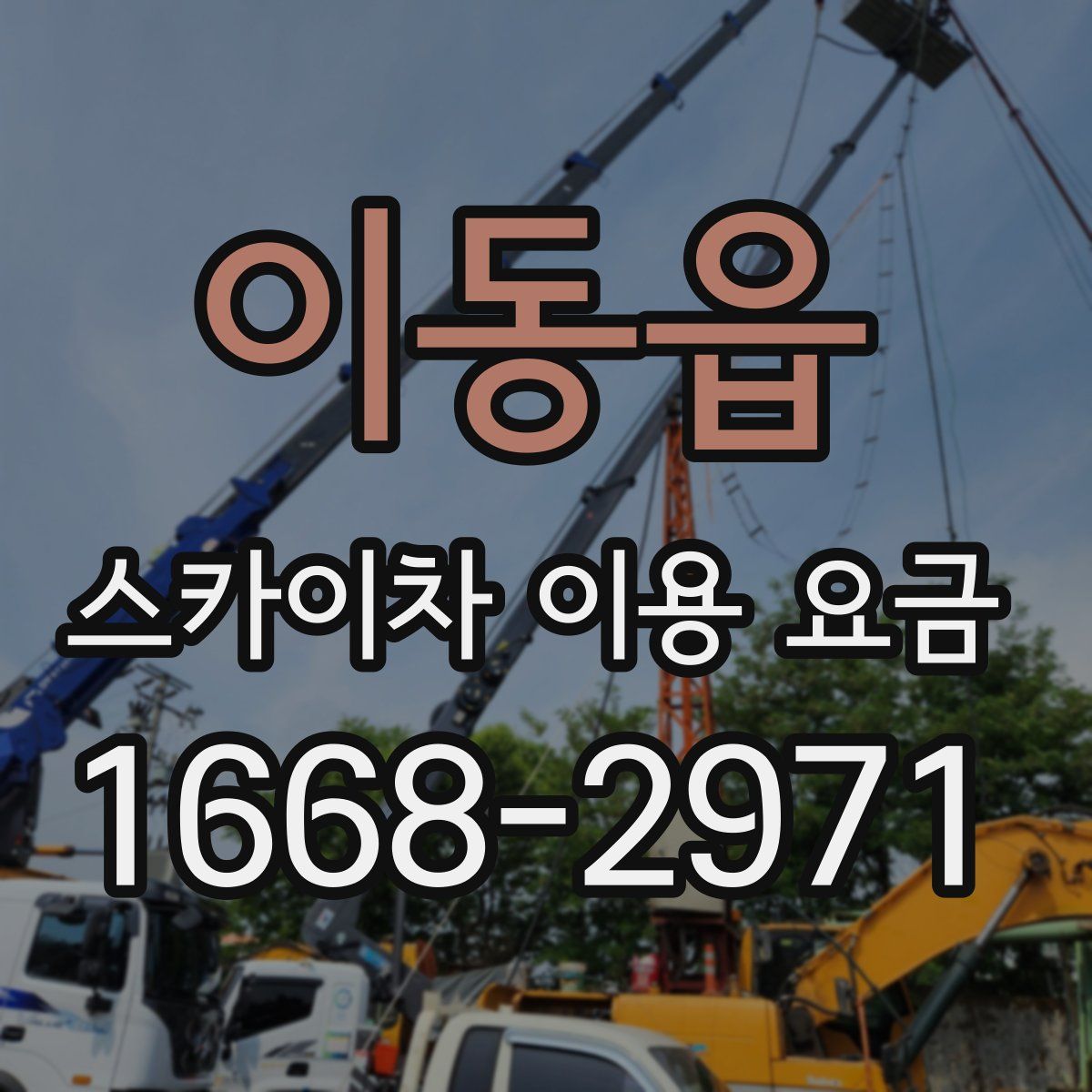 이동읍 스카이차 이용 요금