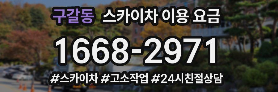 구갈동 스카이차 이용 요금