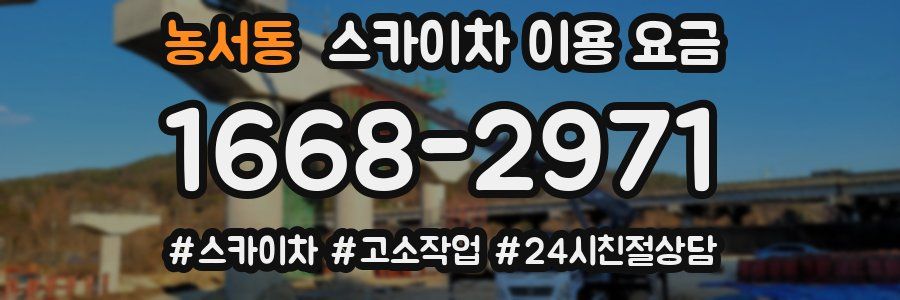 농서동 스카이차 이용 요금