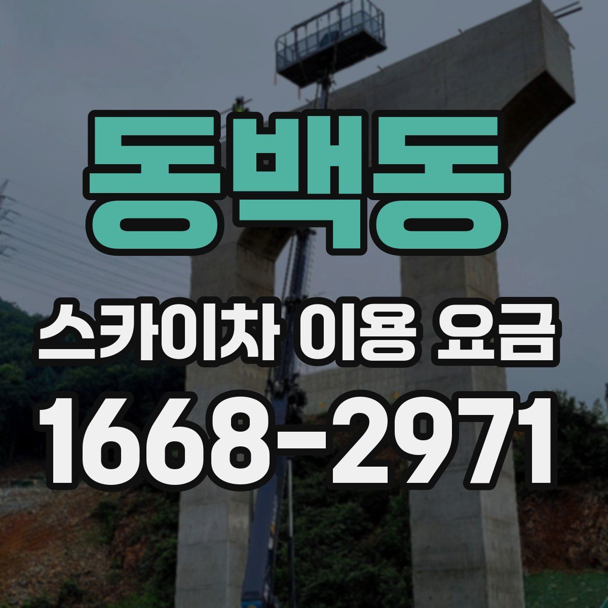 동백동 스카이차 이용 요금