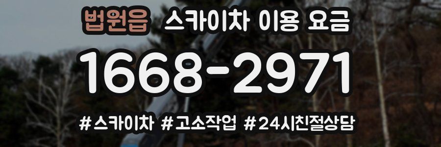 법원읍 스카이차 이용 요금