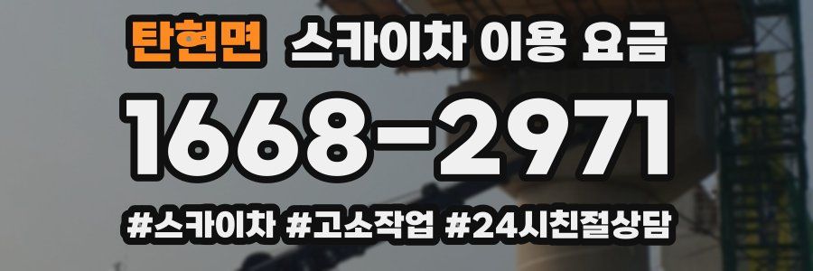 탄현면 스카이차 이용 요금