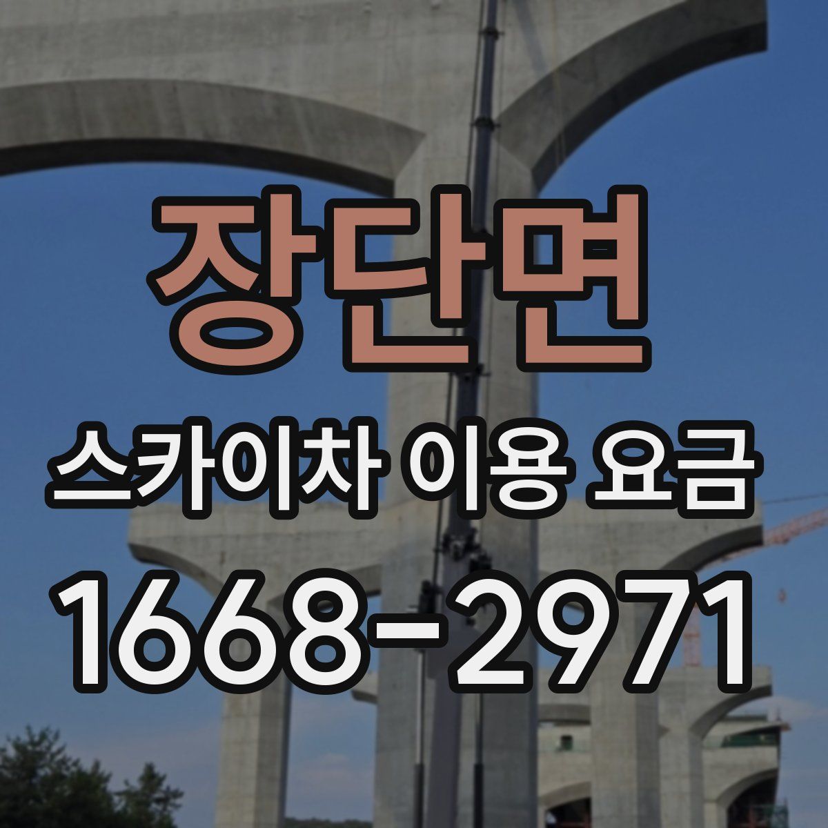 장단면 스카이차 이용 요금