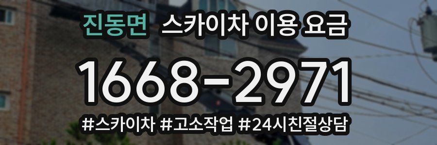진동면 스카이차 이용 요금