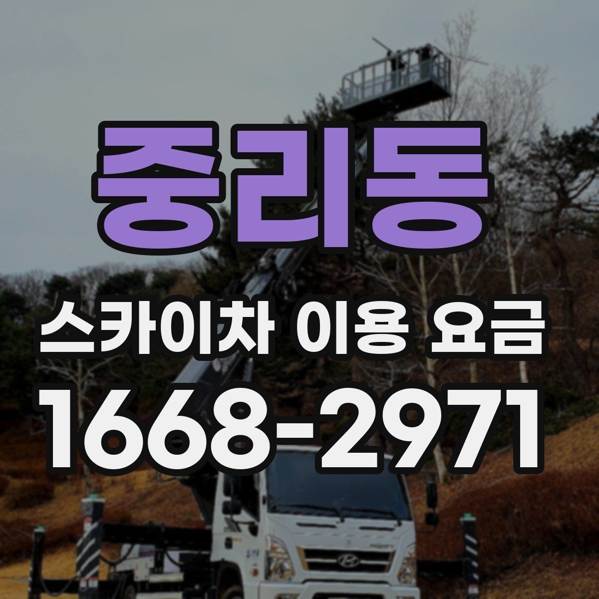 중리동 스카이차 이용 요금