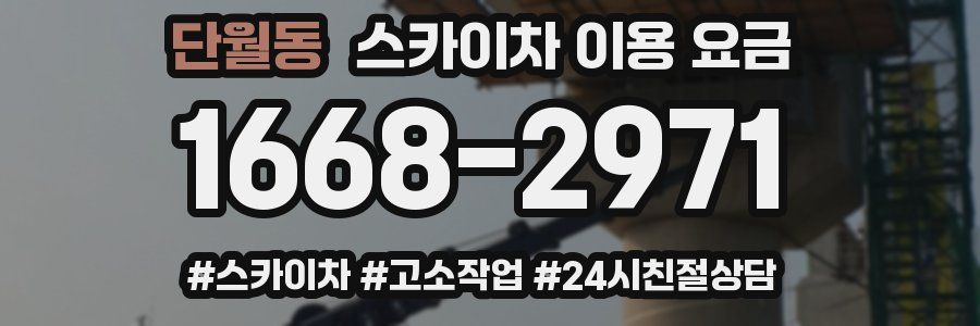 단월동 스카이차 이용 요금