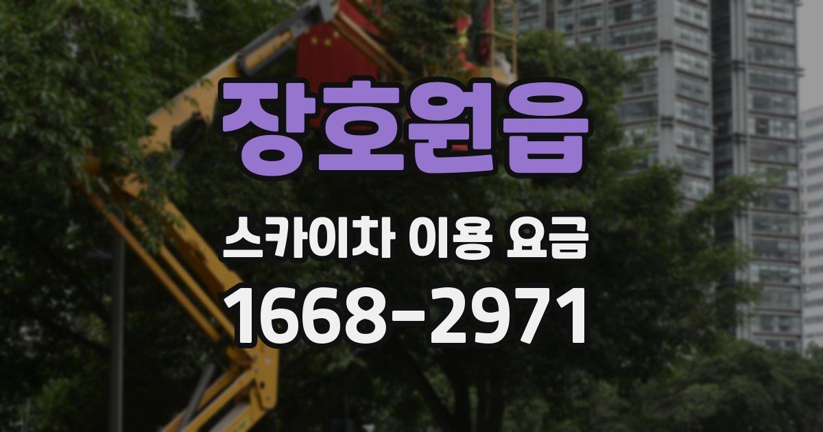 장호원읍 스카이차 이용 요금