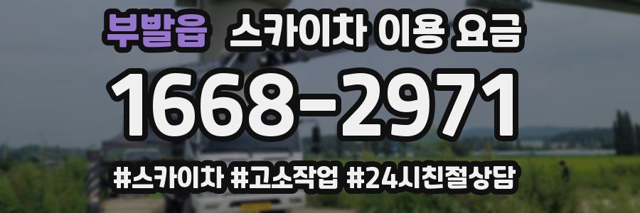 부발읍 스카이차 이용 요금