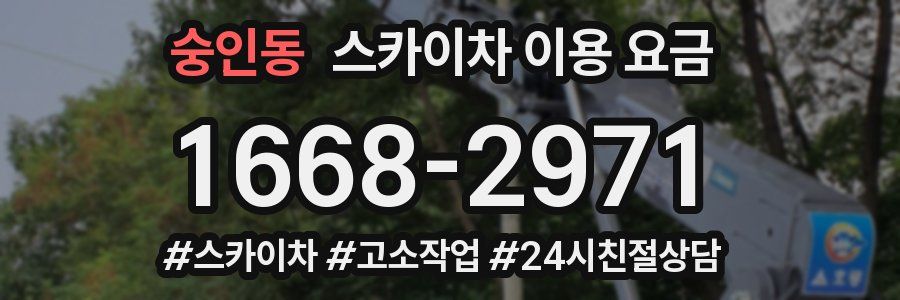 숭인동 스카이차 이용 요금