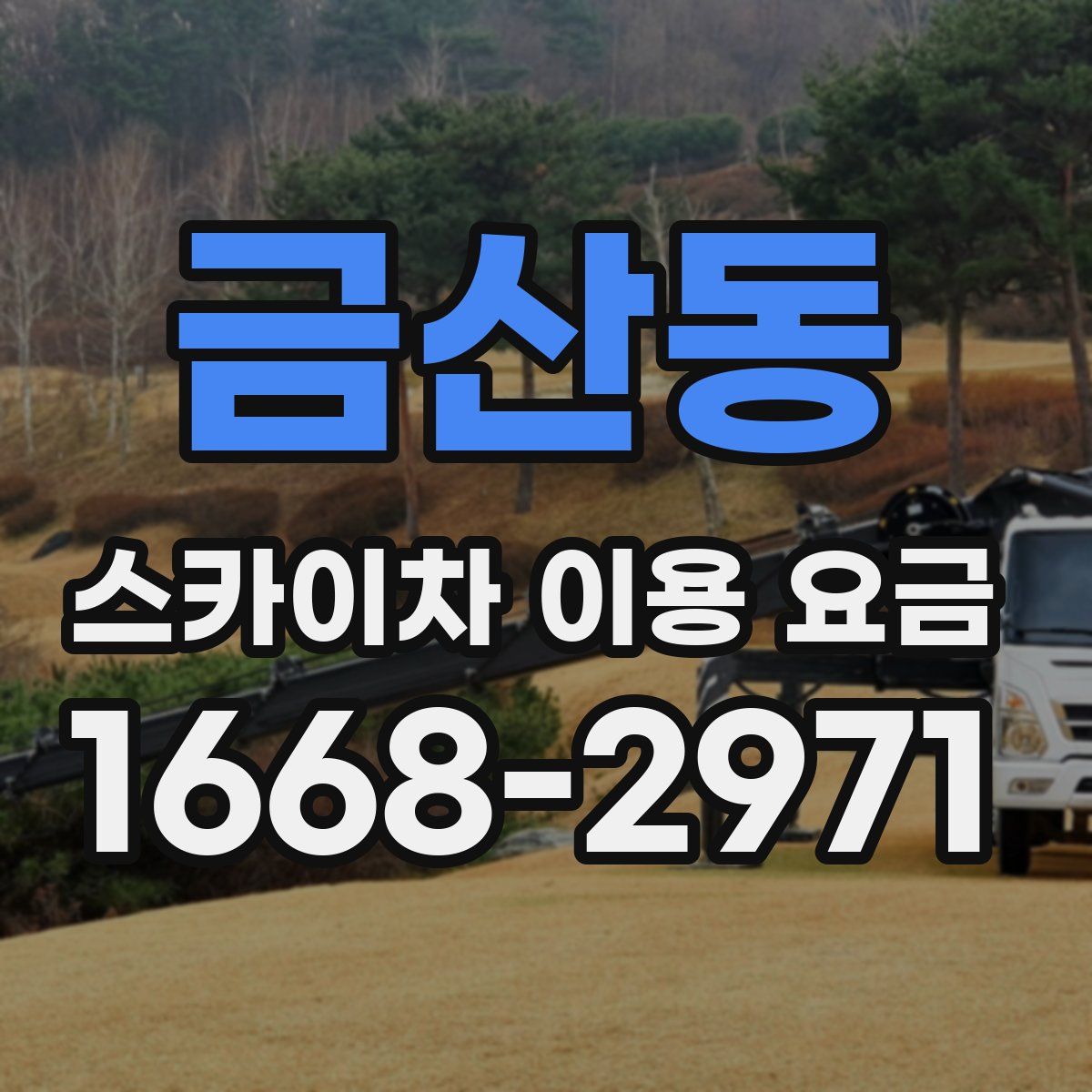 금산동 스카이차 이용 요금