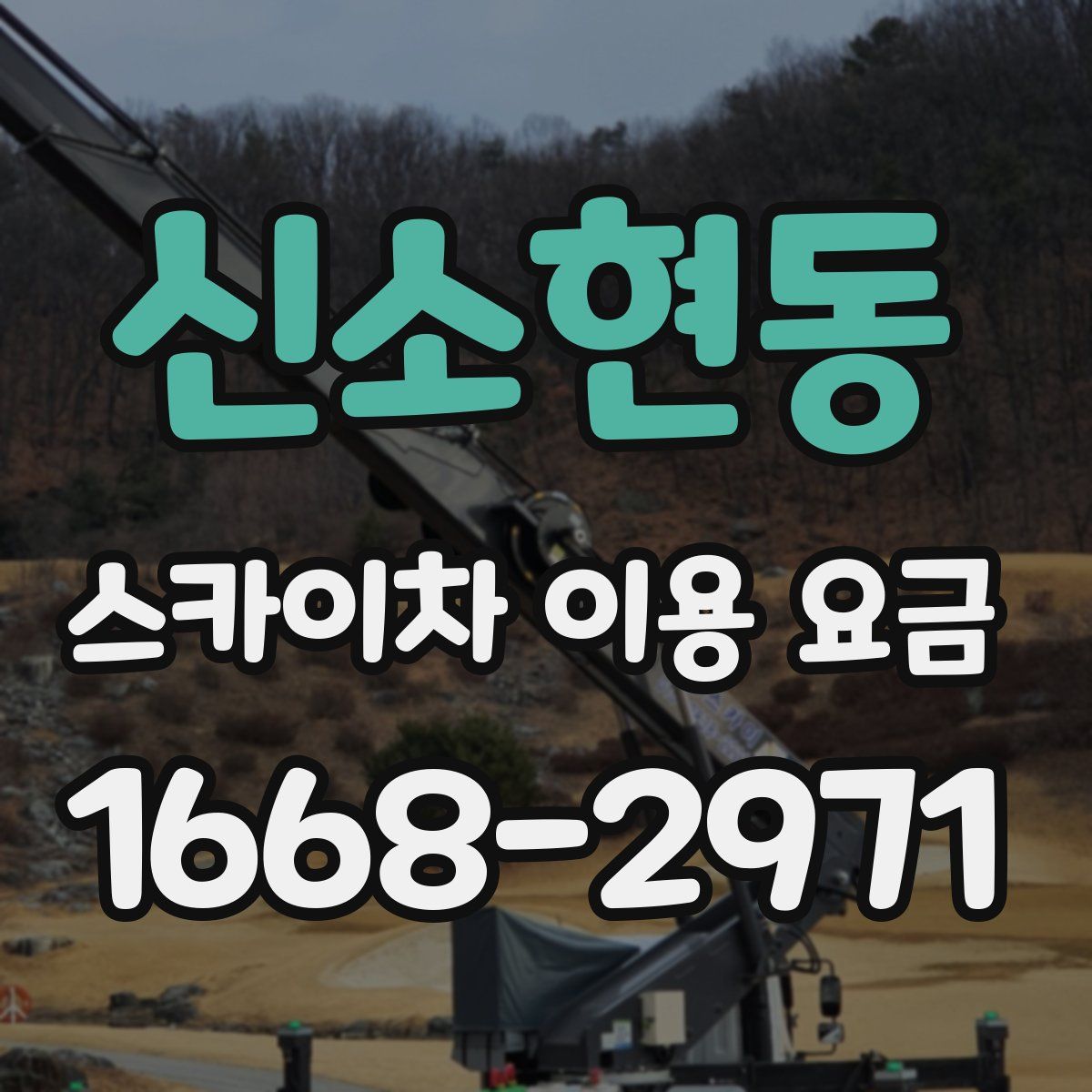 신소현동 스카이차 이용 요금