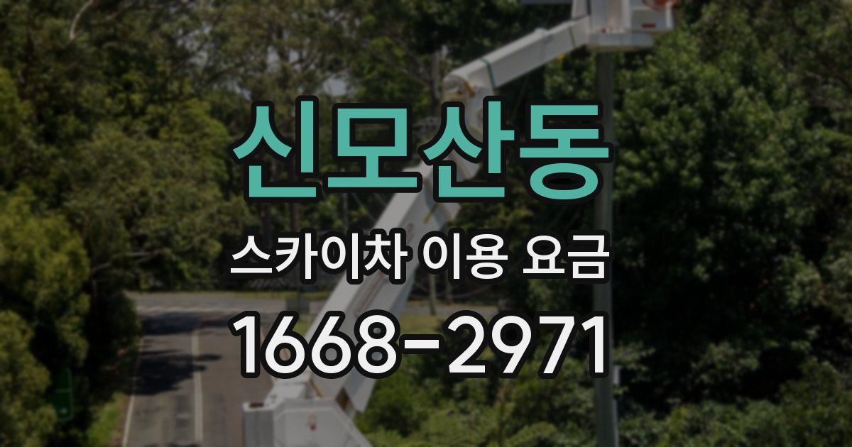 신모산동 스카이차 이용 요금