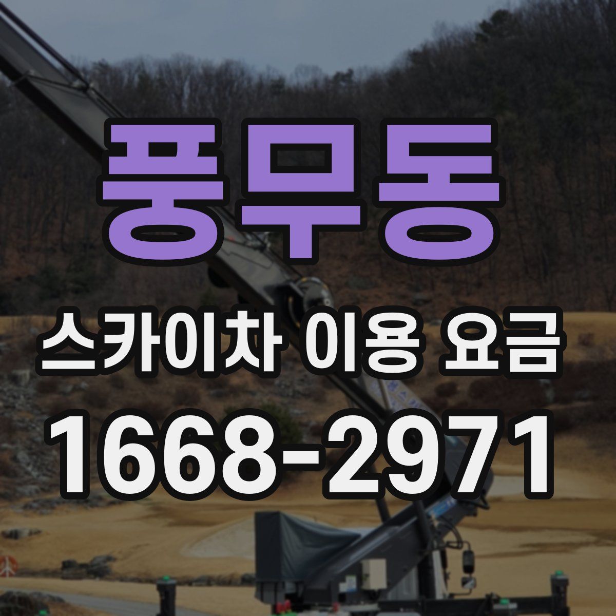 풍무동 스카이차 이용 요금
