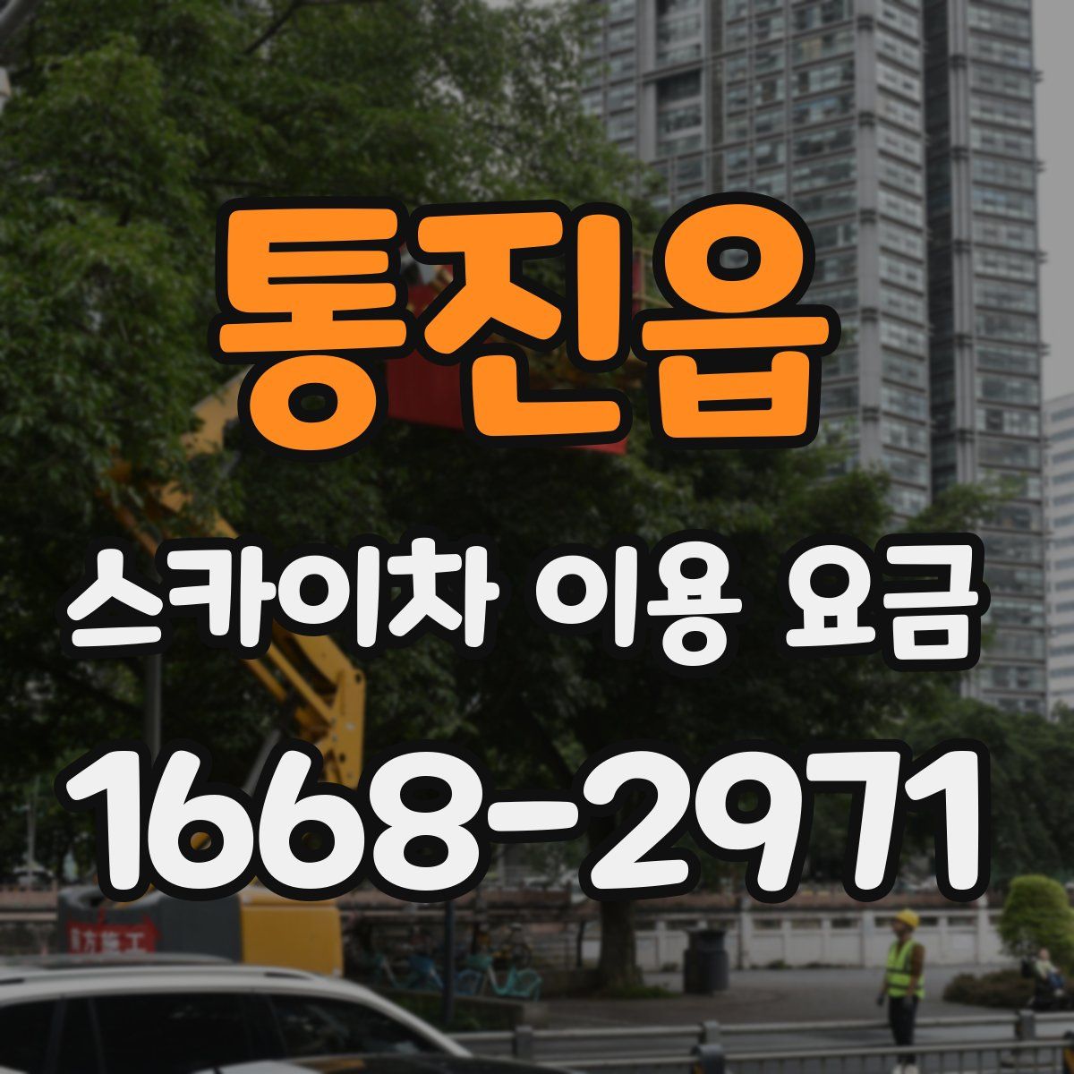 통진읍 스카이차 이용 요금