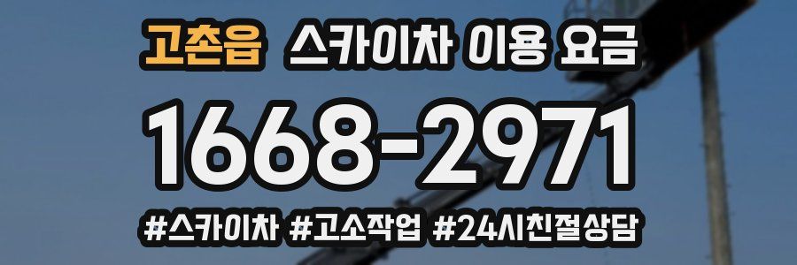 고촌읍 스카이차 이용 요금