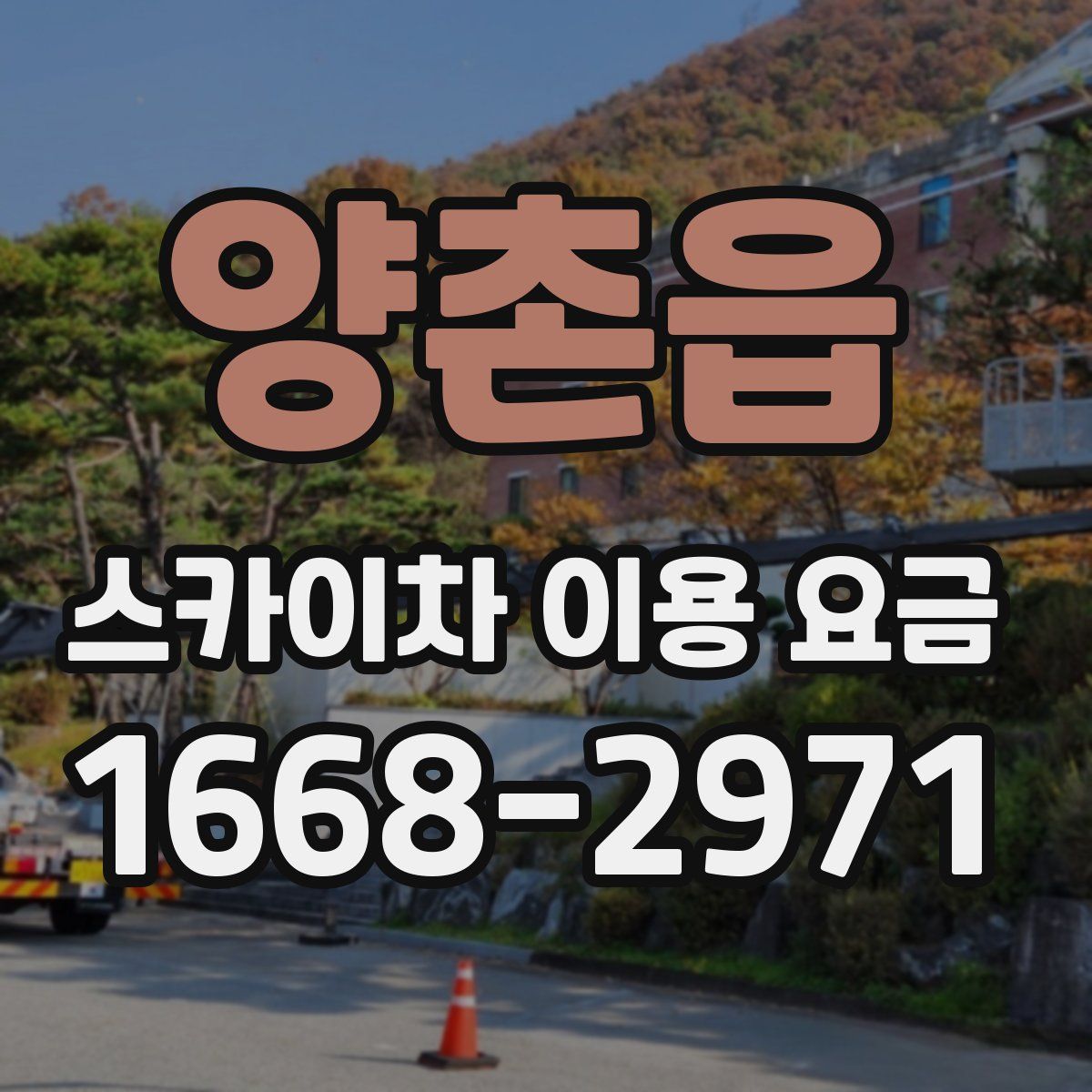 양촌읍 스카이차 이용 요금