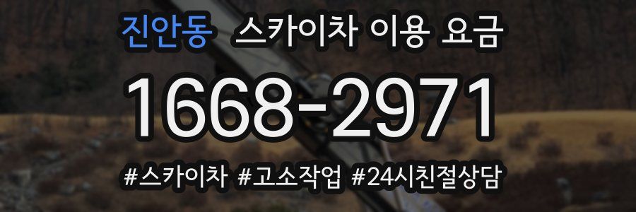 진안동 스카이차 이용 요금