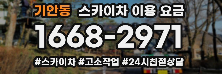 기안동 스카이차 이용 요금