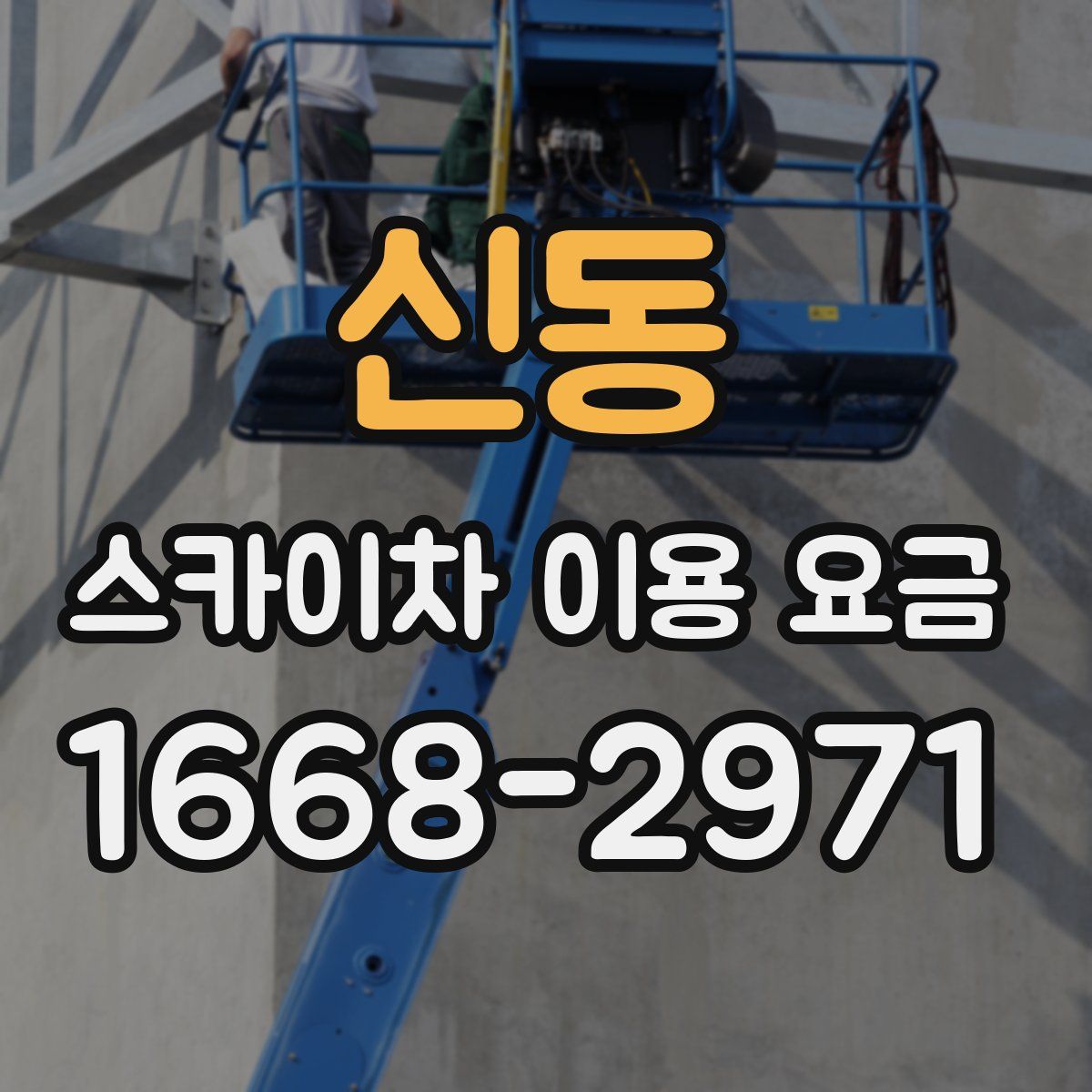 신동 스카이차 이용 요금
