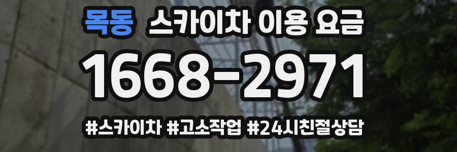 목동 스카이차 이용 요금