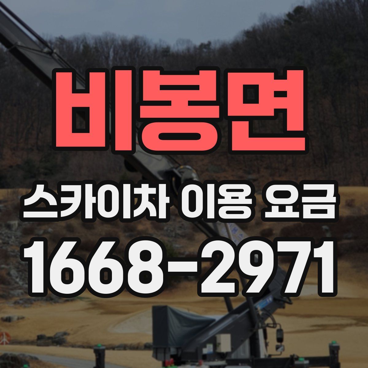 비봉면 스카이차 이용 요금