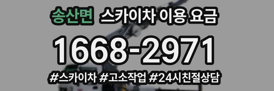 송산면 스카이차 이용 요금