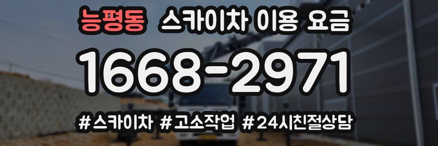 능평동 스카이차 이용 요금
