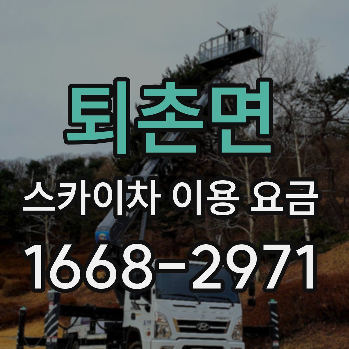 퇴촌면 스카이차 이용 요금