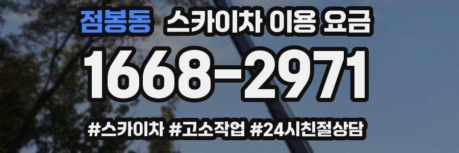 점봉동 스카이차 이용 요금