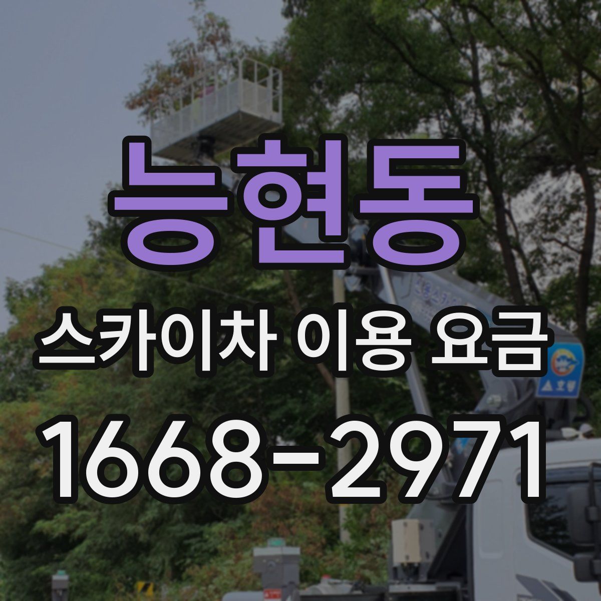 능현동 스카이차 이용 요금