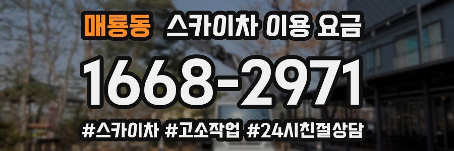 매룡동 스카이차 이용 요금
