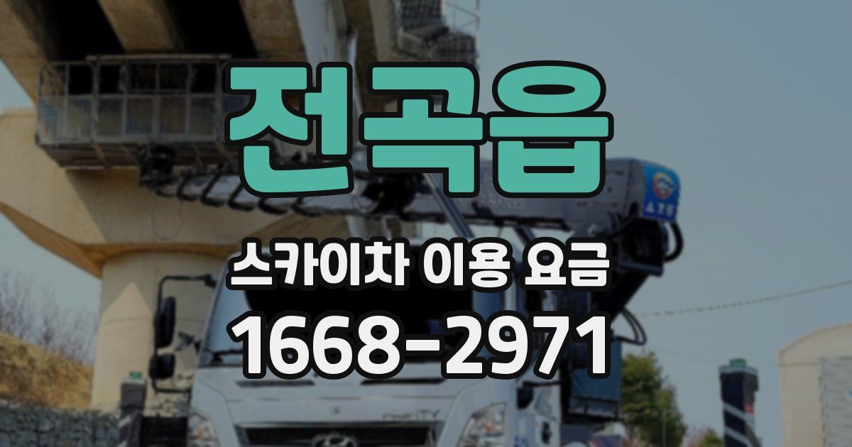 전곡읍 스카이차 이용 요금