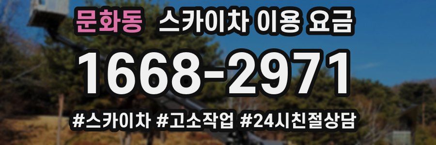 문화동 스카이차 이용 요금