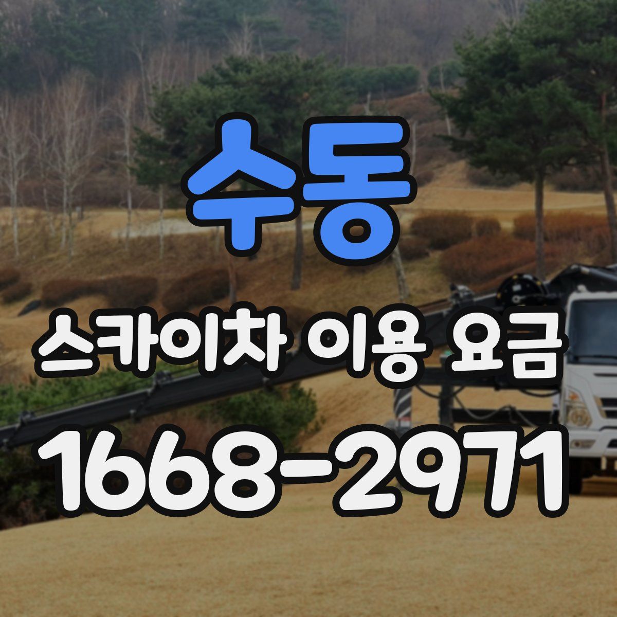 수동 스카이차 이용 요금