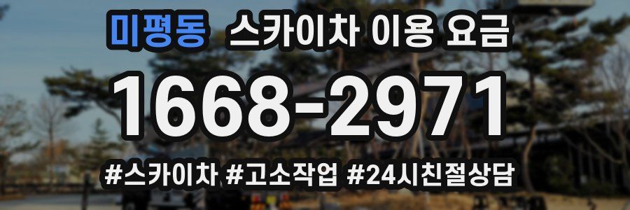 미평동 스카이차 이용 요금