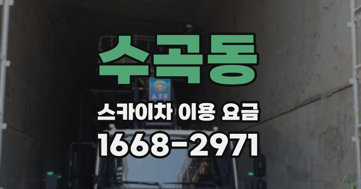 수곡동 스카이차 이용 요금