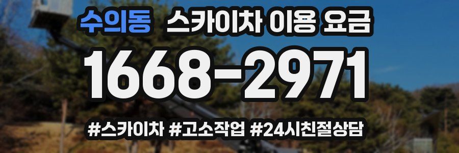 수의동 스카이차 이용 요금
