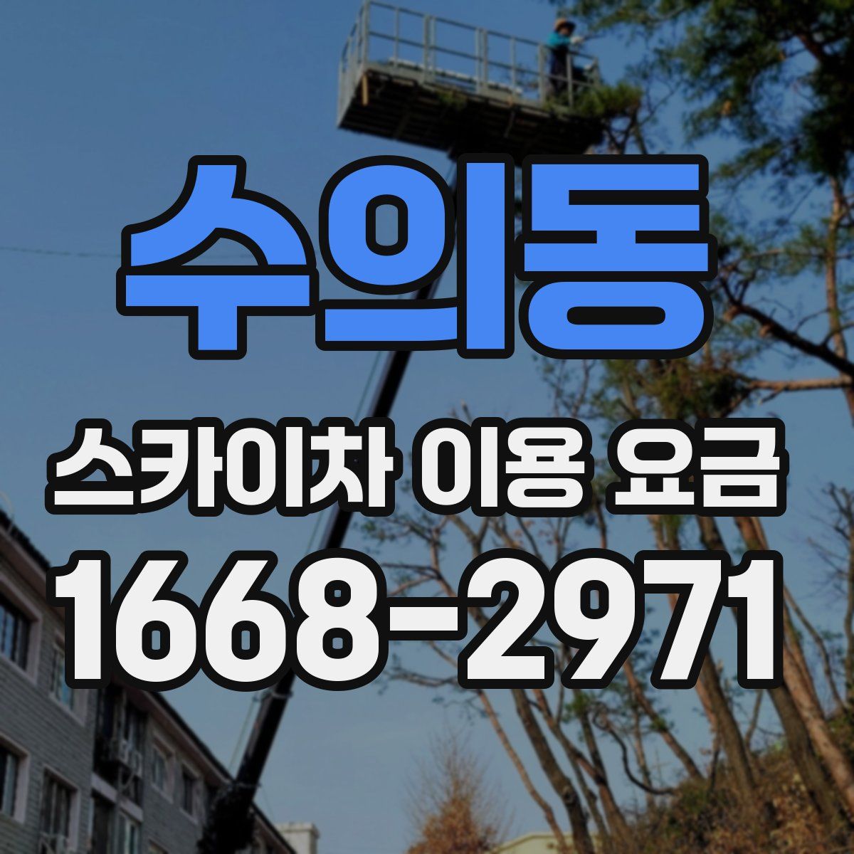 수의동 스카이차 이용 요금