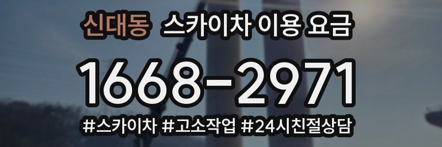 신대동 스카이차 이용 요금