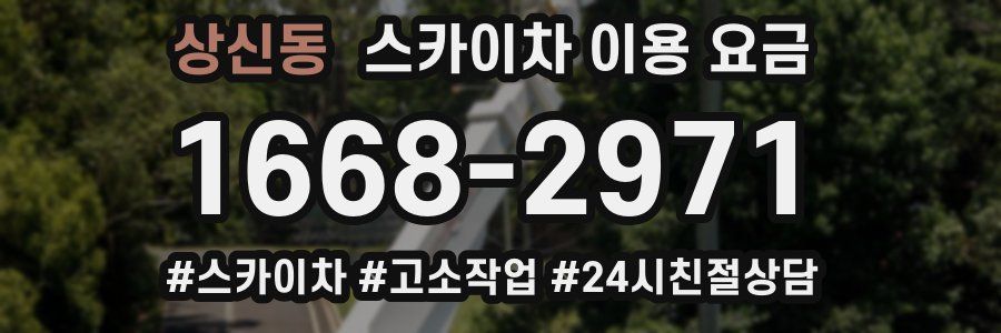 상신동 스카이차 이용 요금