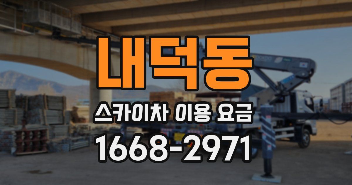 내덕동 스카이차 이용 요금