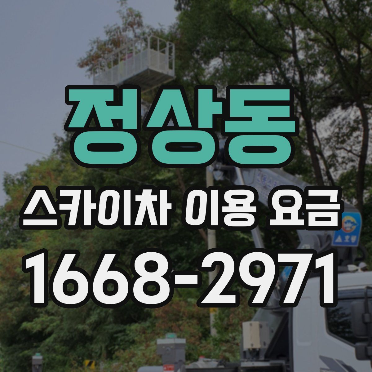 정상동 스카이차 이용 요금