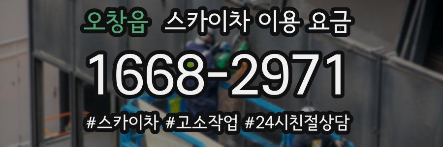 오창읍 스카이차 이용 요금