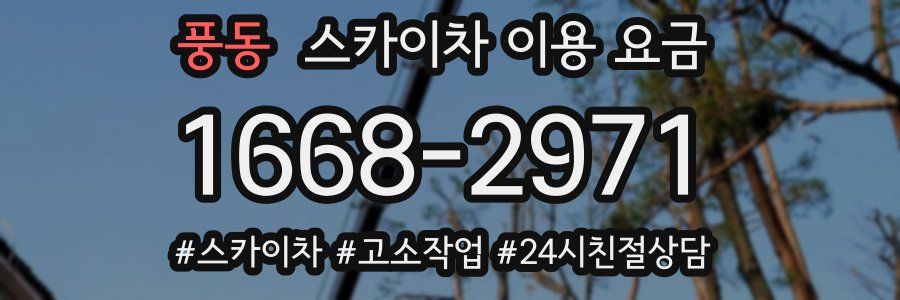 풍동 스카이차 이용 요금