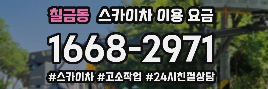 칠금동 스카이차 이용 요금