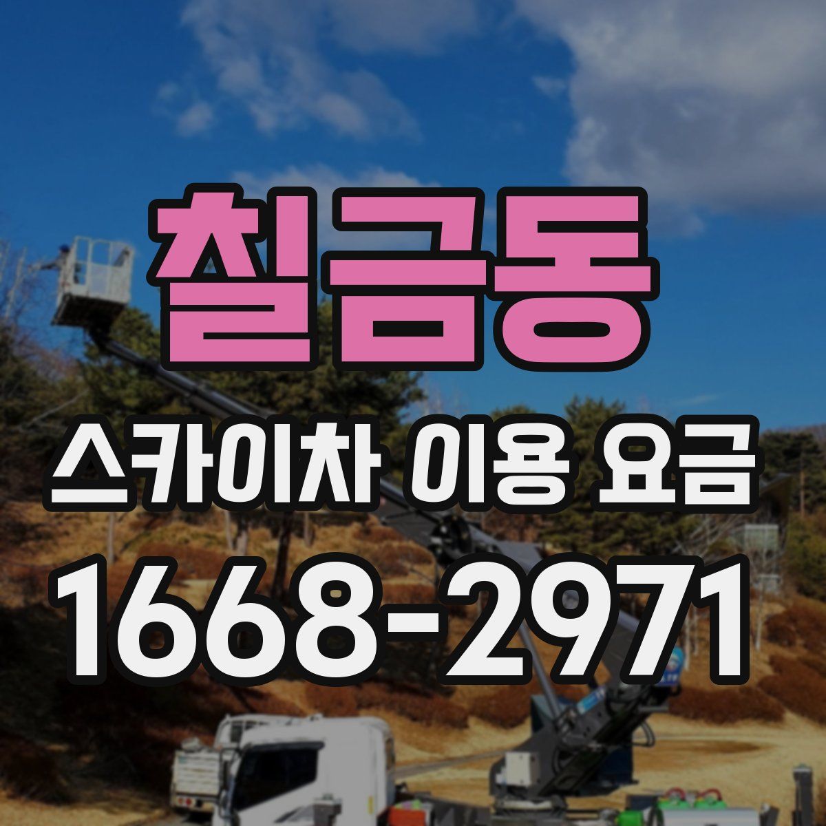 칠금동 스카이차 이용 요금