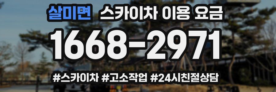 살미면 스카이차 이용 요금