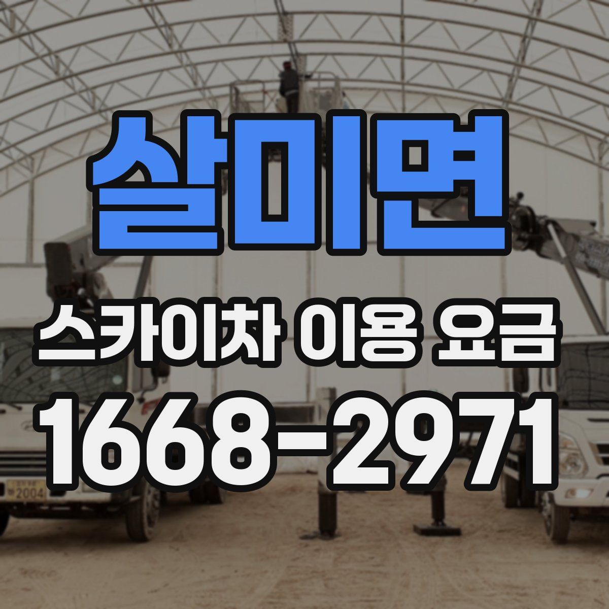 살미면 스카이차 이용 요금