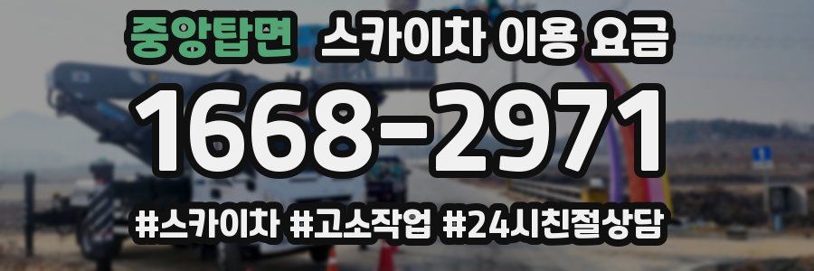 중앙탑면 스카이차 이용 요금